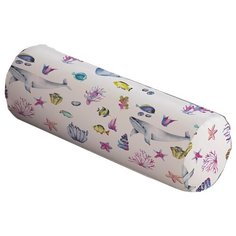 Подушка декоративная JoyArty Красоты подводного мира, 45 х 16 см (pcu-164372) белый/синий