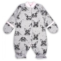 Комбинезон Веселый Малыш размер 56, разноцветный