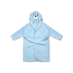 Халат LEO размер 92-98, голубой Лео