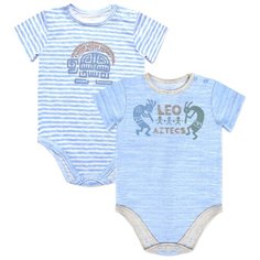 Боди LEO размер 80, голубой Лео