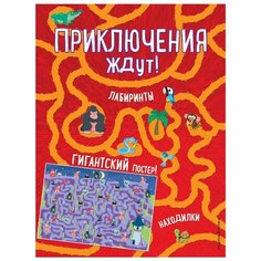 Приключения ждут! Лабиринты и находилки (+ гигантский постер-лабиринт) Эксмо