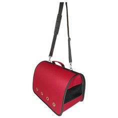 Сумка-переноска для кошек и собак LOORI Z8531 46х28х29 см красный