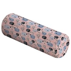 Подушка декоративная JoyArty Круглые рыбки, 45 х 16 см (pcu_132957) розовый/серый