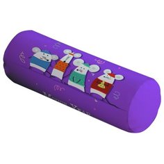 Подушка декоративная JoyArty Мышиный год, 45 х 16 см (pcu_185501) фиолетовый
