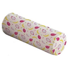Подушка декоративная JoyArty Вкусная питайя, 45 х 16 см (pcu_71729) белый/розовый/желтый
