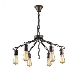 Люстра Toplight Kristen TL1181H-06BK, E27, 240 Вт