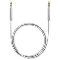 Кабель Deppa AUX Pro (72198) 1.2 м серебристый
