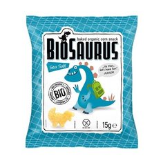 Cнеки кукурузные с морской солью 50 г Bio Saurus