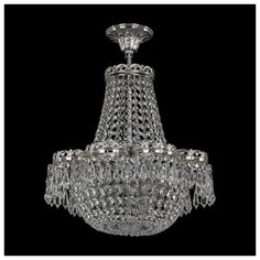 Люстра Bohemia Ivele Crystal 1931 19311/H1/35JB Ni, E14, 160 Вт