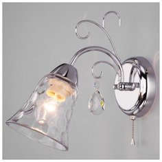Бра Eurosvet Norene 30157/1 хром, с выключателем, 60 Вт