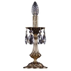 Настольная лампа Bohemia Ivele Crystal 1702L/1-30/GB, 40 Вт