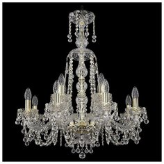 Люстра Bohemia Art Classic 11.26.8+4.220.XL-77.Gd.B, E14, 480 Вт