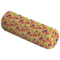 Подушка декоративная JoyArty Фруктовый сбор, 45 х 16 см (pcu-71738) желтый/красный