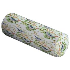 Подушка декоративная JoyArty Птицы на ветке, 45 х 16 см (pcu_185485) белый/зеленый/коричневый