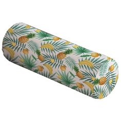 Подушка декоративная JoyArty Тропические фрукты, 45 х 16 см (pcu_50069) зеленый/белый/желтый