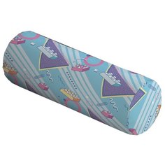 Подушка декоративная JoyArty Творческая абстракция, 45 х 16 см (pcu_207090) голубой/синий/розовый