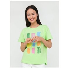 Футболка FiNN FLARE S20-14080 размер 2XL, 521 jasmine green