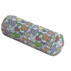 Подушка декоративная JoyArty Сердца на любой вкус, 45 х 16 см (pcu_43920) синий/зеленый/красный