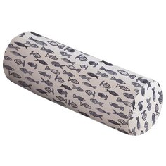 Подушка декоративная JoyArty Уплывающие рыбки, 45 х 16 см (pcu-164373) белый/серый