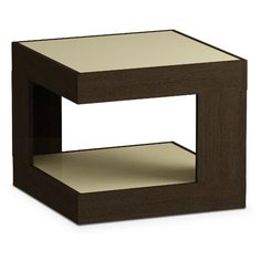 Столик MetalDesign MD 746, ДхШ: 60 х 60 см, венге/кремовый