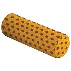Подушка декоративная JoyArty Красные фрукты, 45 х 16 см (pcu_75312) желтый/красный