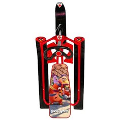 Снегокат ДЭМИ СНК.02ab Комфорт Angry Birds черный/красный