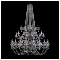 Люстра Bohemia Ivele Crystal 1406 1406/20+10+5/530/h-204/3d/G, E14, 1400 Вт