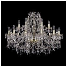 Люстра Bohemia Ivele Crystal 1403 1403/12+6/300/G, E14, 720 Вт