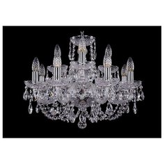 Люстра Bohemia Ivele Crystal 1406 1406/8+4/195/Ni, E14, 480 Вт