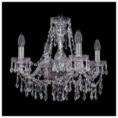 Люстра Bohemia Ivele Crystal 1403 1403/4/160/Ni, E14, 160 Вт