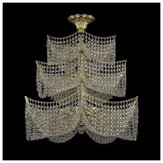 Люстра Bohemia Ivele Crystal 7718 77181/65/3d G, E14, 840 Вт