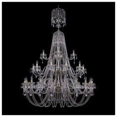 Люстра Bohemia Ivele Crystal 1406 1406/20+10+5/530/XL-204/3d/G, E14, 1400 Вт