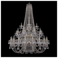 Люстра Bohemia Ivele Crystal 1406 1406/20+10+5/400/h-157/3d/G, E14, 1400 Вт