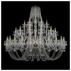 Люстра Bohemia Ivele Crystal 1406 1406/20+10+5/530/G, E14, 1400 Вт