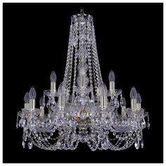 Люстра Bohemia Ivele Crystal 1406 1406/10/240/h-75/G, E14, 400 Вт
