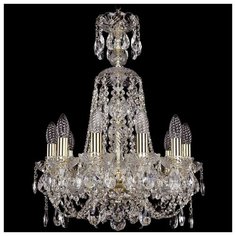 Люстра Bohemia Ivele Crystal 1406 1406/10/141/XL-58/G, E14, 400 Вт