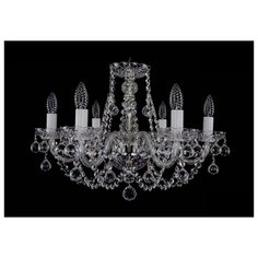Люстра Bohemia Ivele Crystal 1406 1406/6/195/Ni/Balls, E14, 240 Вт