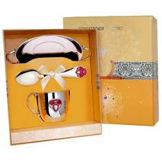 АргентА Набор детский из серебра "Принцесса" с футляром (3 шт.)