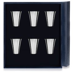 АргентА Стопки из серебра "Гладкая" (6 шт.)