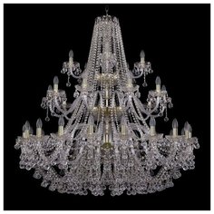 Люстра Bohemia Ivele Crystal 1409 1409/20+10+5/460/3d/G, E14, 1400 Вт