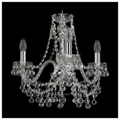 Люстра Bohemia Ivele Crystal 1409 1409/3/160/Ni, E14, 120 Вт