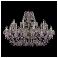 Люстра Bohemia Ivele Crystal 1410 1410/20+10/400/G/V7010, E14, 1200 Вт