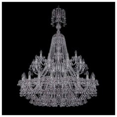 Люстра Bohemia Ivele Crystal 1409 1409/20+10+5/400/XL-152/2d/Ni, E14, 1400 Вт