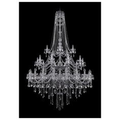 Люстра Bohemia Ivele Crystal 1415 1415/20+10+5/530/h-231/3d/Ni, E14, 1400 Вт