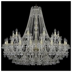 Люстра Bohemia Ivele Crystal 1409 1409/20+10/400/G, E14, 1200 Вт