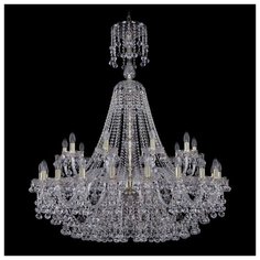 Люстра Bohemia Ivele Crystal 1409 1409/20+10/400/XL-132/G, E14, 1200 Вт