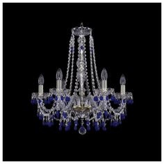 Люстра Bohemia Ivele Crystal 1410 1410/6/195/h-60/G/V3001, E14, 240 Вт