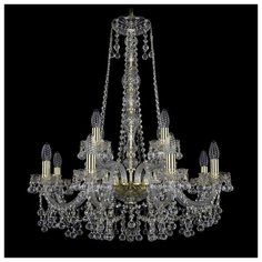 Люстра Bohemia Ivele Crystal 1409 1409/8+4/240/h-77/G, E14, 480 Вт