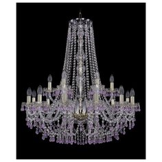 Люстра Bohemia Ivele Crystal 1410 1410/12+6/300/h-95/G/V7010, E14, 720 Вт