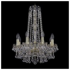 Люстра Bohemia Ivele Crystal 1409 1409/8/141/h-59/G, E14, 320 Вт
